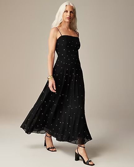 Women's New Arrivals | J.Crew Slip Gown, Hair Wrap Scarf, Embellished Dress, Party Dresses For Women, Ladies Party, Scarf Hairstyles, Women's Dresses, Denim Women, Custom Clothes