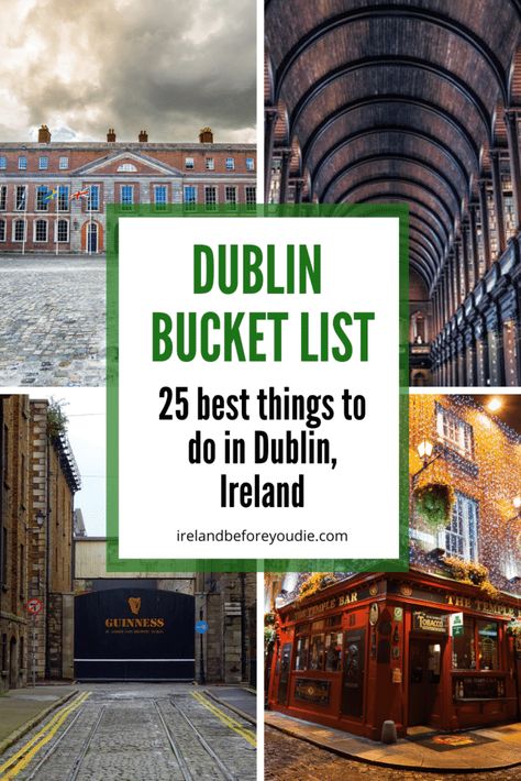 Dublin is Ireland's capital city and it has so much to offer. From famous Dublin landmarks to Trinity College Dublin and more, here are the 25 best things to do in Dublin, Ireland. #Dublin #Dublinbucketlist Things To Do In Dublin, Visit Dublin, Dublin Travel, Ireland Dublin, Ireland Travel Guide, Ireland Vacation, Visit Ireland, Countries To Visit, Voyage Europe