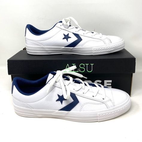 Check out this listing I just added to my Poshmark closet: 🎁 Santa’s Special 🎄 Converse Star Player Leather Low White Men Sneaker 159740C. https://posh.mk/hH44g0mmrmb #shopmycloset #poshmark #shopping #style #pinforlater #Converse #Other Special Converse, Converse Star Player, Converse Star, One Star, Low Top Sneakers, Converse Chuck Taylor All Star, Chuck Taylor All Star, Shoes Casual, Converse Chuck