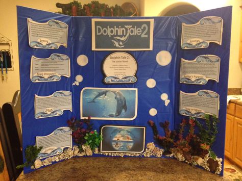 Dolphin Tale 2 storyboard Dolphin Poster Board Projects, Dolphin Craft, Dolphin Tale 2, Reading Fair, Presentation Ideas For School, Dolphin Tale, Social Studies Projects, Science Boards, Lap Book