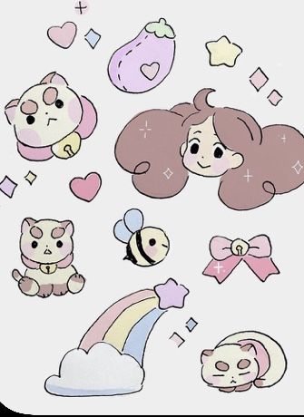 Bee And Puppy Cat Tattoo, Bee And Puppycat Nails, Bee And Puppycat Tattoo, Puppycat Tattoo, Tanuki Art, Flash Art Tattoos, Bee Puppycat, Adventure Time Fionna, Badge Ideas