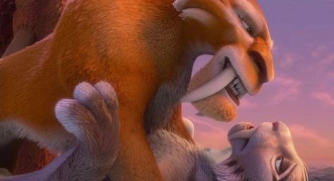 Diego And Shira Ice Age Fanart, Diego And Shira Ice Age, Diego Ice Age, Captain Swan Kiss, Ice Age Village, Ice Age 5, Animal Couples, Ice Age 4, Fav Animal