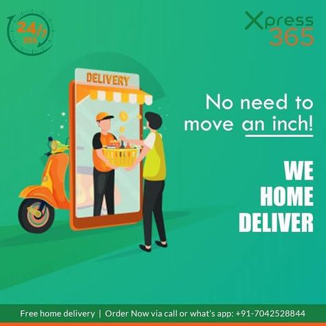 No need to step out for your groceries! Xpress365 offers the best quality groceries that are delivered right at your door step. Order via call or Whatsapp: +91-7042528844 . . #Xpress365 #xpressdelivery #homedelivery #fooddelivery #fruitsandvegetablesdelivery #fruitsdelivery #vegetablesdelivery #grocery #grocerydelivery #baker #healthcare #personalcare #personalcareproducts #healthsupplements #gourmet #24hourdelivery #groceryhomedelivery #gurgaoncity #gurgaonlife #gurgaonblogger Grocery Home Delivery Creative Ads, Grocery Home Delivery, Grocery Delivery Service, Grocery Delivery, Delivery Groceries, Work Ideas, Food Delivery, Health Supplements, Delivery Service