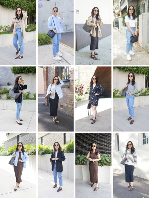 10 Items, 20  Outfits: The Ultimate Summer Capsule Wardrobe 10 Item Capsule Wardrobe, 10 Piece Wardrobe, 20 Outfits, Short Trench Coat, Summer Capsule, Summer Capsule Wardrobe, Wishes Quotes, Dressy Outfits, Jennifer Aniston