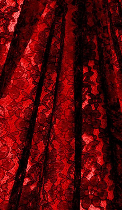 Red Lace Aesthetic, Red Lace Fabric, Lace Background, Red Theme, Clothing Reference, I See Red, Red 40, Color Vibe, Instagram Background