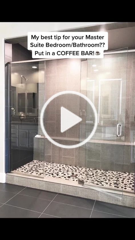 ModernFarmhouseGlam(@modernfarmhouseglam) on TikTok: Coffee bar in the Master Suite? Yes Please! #homerenovation #masterbathroom #coffeebar #interiordesign #newhome #homeimprovement#homedesign#diy #fyp Coffee Bar In Master Suite, Bar In Master Suite, Bar In Bedroom Master Suite, Coffee Bar In Bedroom Master Suite, Coffee Bar In Bedroom, Bar In Bedroom, Modern Farmhouse Glam, Master Suite Bedroom, Farmhouse Glam