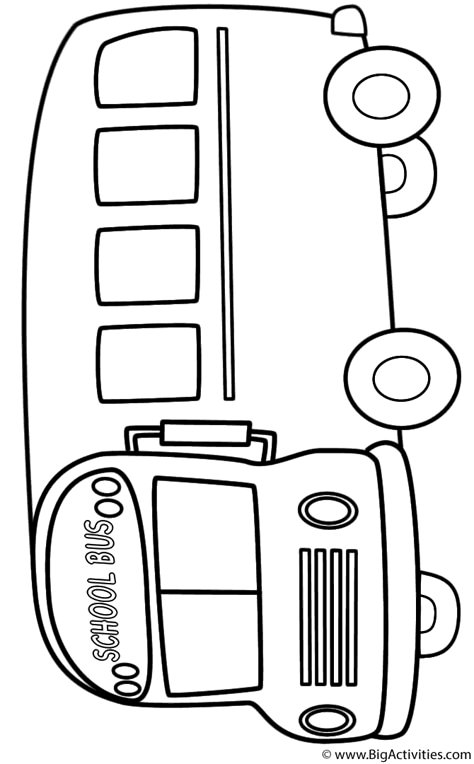 Bus Sekolah, School Bus Crafts, Bus Crafts, Bus Drawing, Transportation Crafts, Transportation Preschool, Free Kids Coloring Pages, Preschool Coloring Pages, School Coloring Pages