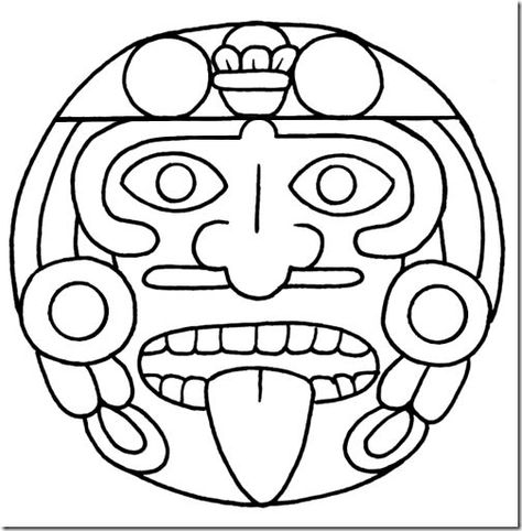 Aztec Costume, Mayan Mask, Aztec Drawing, Aztec Symbols, Mayan Symbols, Maya Art, Aztec Culture, Mayan Art, Aztec Tattoo