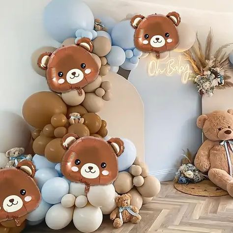 Temu | Explore the Latest Clothing, Beauty, Home, Jewelry & More Whimsical Decorations, Forest Theme Party, Woodland Party Theme, Jungle Thema, Balloon Chain, Balloon Kit, Garland Arch, Baby Shower Supplies, Safari Jungle