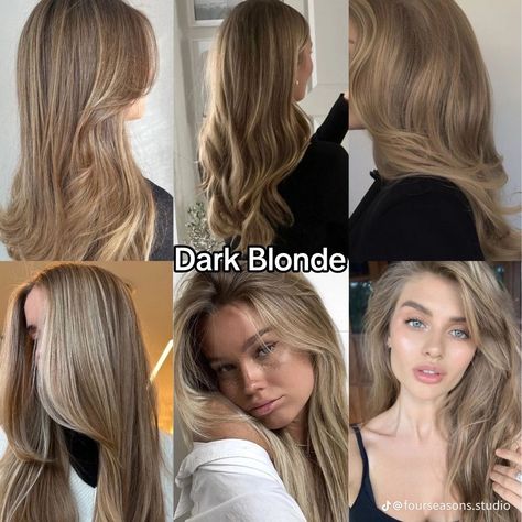 Pearl Color Hair, Dark Blonde Hair Color, Pearl Lace, Dirty Blonde Hair, Dark Blonde Hair, Blonde Hair Inspiration, Hair Stylies, Thick Heel, Dark Blonde