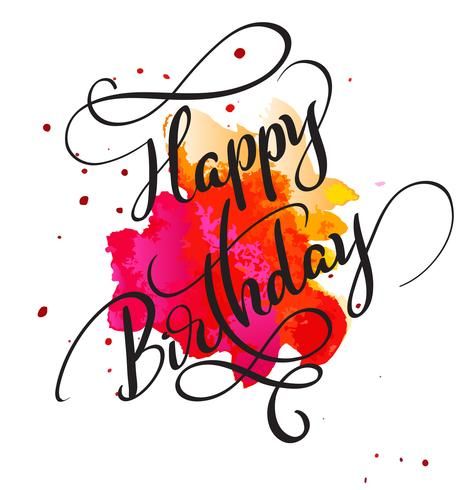 Happy Birthday Hand Lettering, Happy Birthday Calligraphy, Happy Birthday Writing, Happy Birthday Font, Happy Birthday Drawings, Happy Birthday Typography, Happy Birthday Words, Birthday Typography, Happy Birthday Png