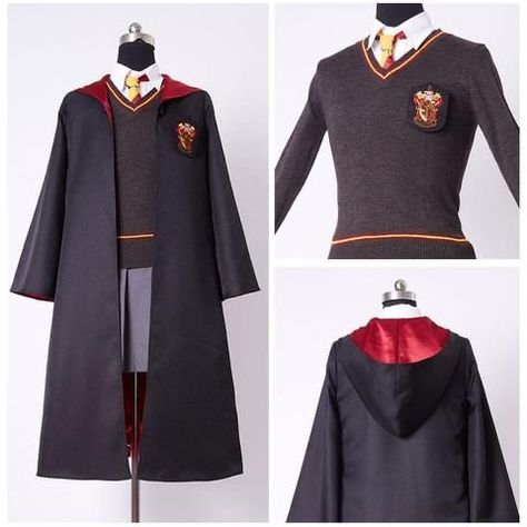 harry potter gryffindor uniform Hermione Granger Cosplay, Hermione Granger Costume, Hermione Costume, Harry Potter Uniform, Gryffindor Uniform, Gryffindor Outfit, Hogwarts Uniform, Stile Harry Potter, Harry Hermione