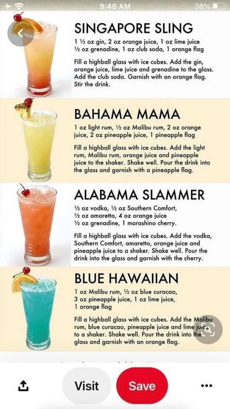 Pin by Shelley Mcfadden on Drinks | Liquor drinks, Cocktail drinks alcoholic, Mixed drinks alcohol Bartender Drinks Recipes, Bartender Drinks, Cocktail Drinks Alcoholic, Mixed Drinks Alcohol, Yummy Alcoholic Drinks, Liquor Drinks, Boozy Drinks, Drinks Alcohol, Fancy Drinks