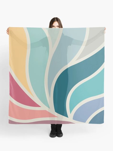 "World Leaves delight " Scarf for Sale by Fun Way of Living | Redbubble Scarf Design Illustration Patterns, Tudung Design, Design Hijab, Print Scarf Design, Wallpaper Background Design, Silk Scarf Design, Leaf Scarf, Art Scarves, Handwoven Scarf