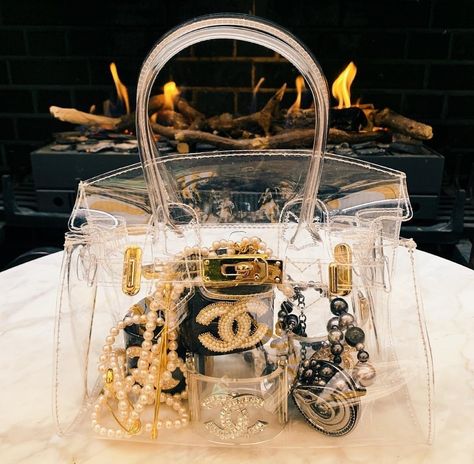 Clear Tote Bags, Chanel Accessories, Cool Trucks, Lady Dior Bag, Lady Dior, Dior Bag, Fashion Ideas, Top Handle Bag, Dior