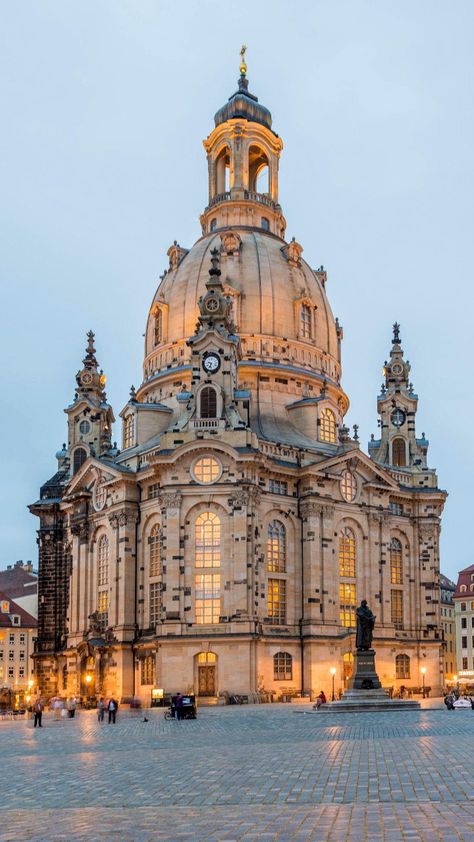 Architecture Photography Buildings, German Architecture, Saxony Germany, Cathedral Architecture, Dresden Germany, European Architecture, Architecture Drawing Art, Baroque Architecture, Church Architecture