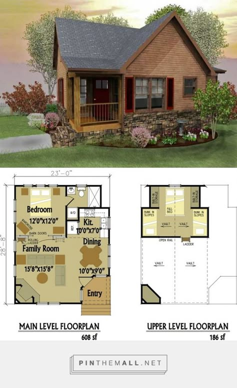 Small Cabin Designs with Loft | Small Cabin Floor Plans... - a grouped images picture - Pin Them All Small Cabin Floor Plans, Small Cabin Designs, Small Cabin Plans, Cabin Designs, House Plan With Loft, Dreamy Decor, Cabin Floor, Cabin Floor Plans, Cabin House Plans