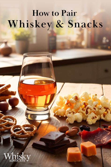 Enhance your whiskey evenings with ideal snack combinations! Discover how to align your preferred whiskey with tasty treats in this informative video tutorial. Ranging from savory to sweet, these pairings will elevate your tasting journey to a memorable level Whiskey Tasting Charcuterie Board, Whiskey Tasting Party Ideas Food, Snacks For Whiskey Tasting, Whisky Tasting Party Ideas, Whiskey And Food Pairings, Bourbon Pairings Food, Bourbon Tasting Party Ideas, Whiskey Food Pairing, Whiskey Tasting Party Ideas