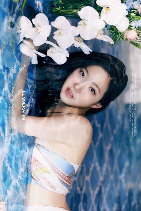 Beach Icon, Sakura Miyawaki, Blue Flames, Summer Dream, Beach Aesthetic, Just For Fun, Pose Reference, Kpop Idol, Korean Girl