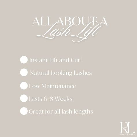 Lash lifts are so in now 🌟 Lash lifts are a great alternative to extensions if you’re in your natural era. A perfect way to enhance your natural lashes with a curled look & tinted to appear darker. Lash Lift And Tint Price List, Lash Extension Posts, Esthetician Ideas, Lash Post, Lash Content, Lash Bar, Lash Lifts, Lash Studio, Lash Lifting