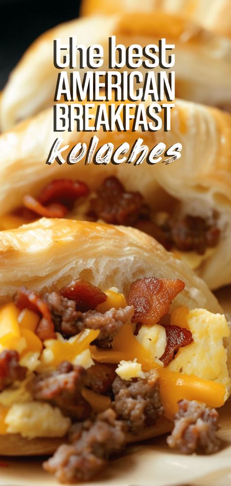 American Breakfast Kolaches [110 Minutes] – Chasety Savory Kolache Recipe, Klobasnek Recipe, Breakfast Kolaches, Kolache Recipes, Kolache Recipe Czech, Cheese Kolache Recipe, Kolachi Recipe, Kolache Recipe, Slovak Recipes