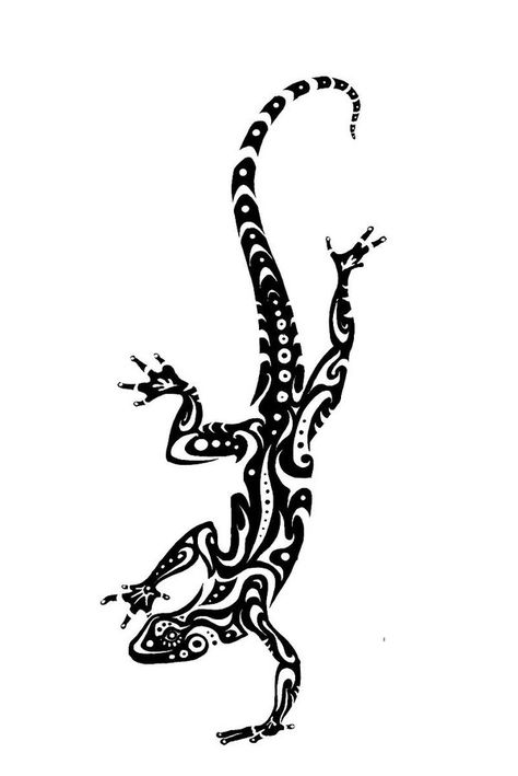 Lizard Outline, Tattoo Lizard, Hai Tattoo, Gecko Tattoo, Lizard Design, Tattoo Free, Lizard Tattoo, Father Daughter Tattoos, Outline Tattoo