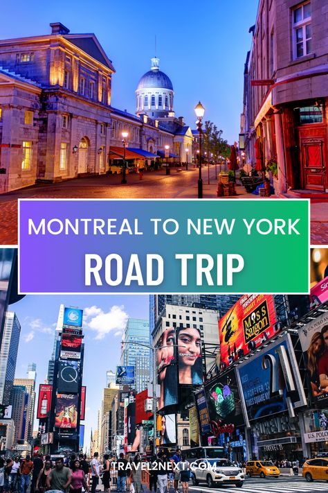 I am so excited for our Montreal to New York road trip! 🚗 The drive is about 6-7 hours, but we'll make the most of it with epic playlists and pit stops! #RoadTripGoals #MontrealToNYCBound 🌆🗽 New York Road Trip, Canada Road Trip, Lake Champlain, Us Road Trip, Road Trip Adventure, Road Trip Hacks, Road Trip Planning, Lake Placid, 7 Hours