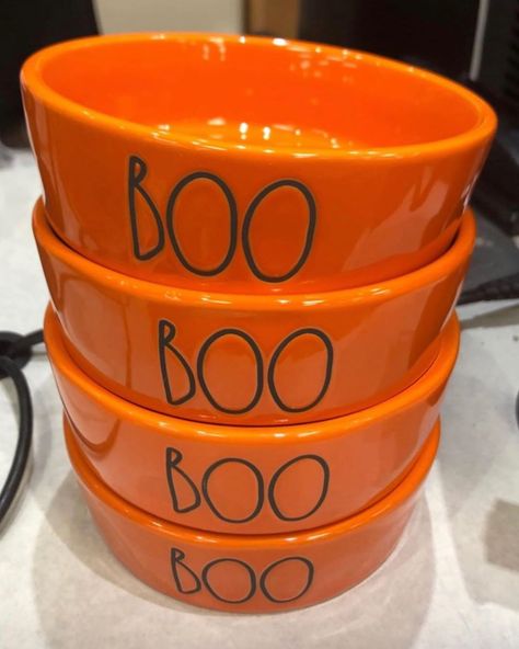 Boo Dog, Halloween Aesthetics, Farmhouse Life, Boo The Dog, Kitchen Bowl, Kitchen Wares, Halloween Things, Rae Dunn Collection, Skeleton Decorations