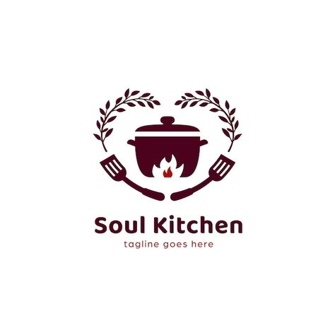 Home Made Food Logo Design Ideas, Cloud Kitchen Name Ideas Indian, Indian Food Logo Design, Cloud Kitchen Logo, Indian Food Logo, Logo Design For Food Business, Cooking Logo Design, Soup Logo, Logo For Food