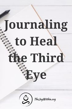 Journaling To Heal, Chakra Centers, Chakra Journal, The Third Eye Chakra, Healing Journal, 3rd Eye Chakra, Chakra Health, Third Eye Opening, 3d Eye