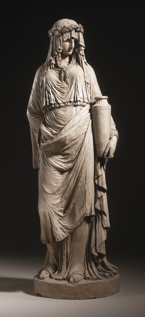 This is a statue of what vestal virgins looked like in pre-Roman society. It is said that Remus and Romulus was born to Rhea a vestal virgin who claimed to become pregnant with twins by the god Mars himself. Vestal Virgin, Goddess Of The Hearth, Magical Stuff, Classical Sculpture, Goddess Style, Roman Statue, Ancient Goddesses, Greek Myth, Rome Antique