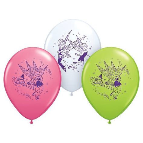 Pioneer National Latex Tinker Bell and Fairies 6 Count 12 Latex Balloons Assorted >>> You can find more details by visiting the image link.  This link participates in Amazon Service LLC Associates Program, a program designed to let participant earn advertising fees by advertising and linking to Amazon.com. Disney Theme Party Ideas, Tinker Bell Fairies, Pioneer Party, Peter Pan Birthday, 12 Balloons, Tinkerbell Peter Pan, Princess Ideas, Halloween Party Balloons, Disney Theme Party