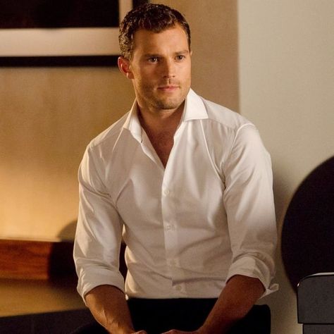 Jamie Dornan as Christian Grey Pictures Fifty Shades Of Darker, Chaning Tatum, Christian Gray Fifty Shades, Christian Grey Jamie Dornan, Nick Bateman, Jaime Dornan, Fifty Shades Movie, Fifty Shades Freed, Eddie Redmayne