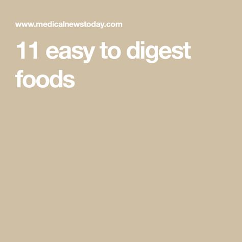 11 easy to digest foods Easy To Digest Foods, Banana Health Benefits, Gelatin Dessert, Fodmap Diet, Good Foods To Eat, Acid Reflux, Gluten Free Bread, Digestion Problems, Wheat Free