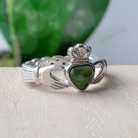 Claddagh Meaning, Irish Ring, Silver Claddagh Ring, Connemara Marble, Irish Rings, Dublin Castle, Marble Jewelry, Claddagh Ring, Friendship Rings