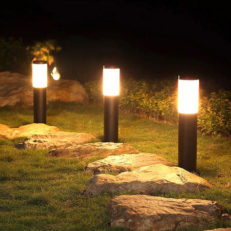 2pcs Pathway Lights Solar Outdoor Garden Lights Stainless Steel Waterproof LED Lawn Light Villa Backyard Street Lighting Courtyard Landscape Decoration Lamp 2024 - $22.99 Garden Path Lighting, Solar Lawn Lights, Courtyard Landscaping, Driveway Lighting, Solar Landscape Lighting, Solar Landscape, Pathway Lights, Solar Pathway Lights, Outdoor Garden Lighting