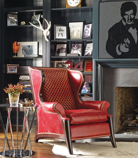 Trending: All Things Tufted and Quilted - Colorado Homes & Lifestyles Red Leather Chair, Gothic Baroque, Luxury Furniture Sofa, Deco Chairs, Luxury Furniture Design, Furniture Details Design, Luxury Chairs, Handcrafted Furniture, Furniture Stores