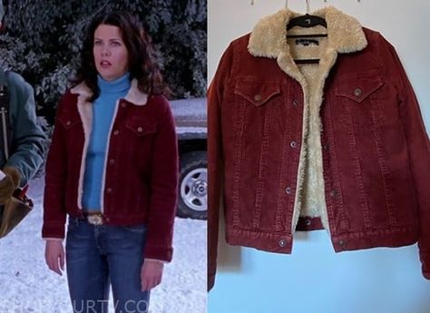 Gilmore Girls: Season 2 Episode 11 Lorelai's Red Sherpa Jacket