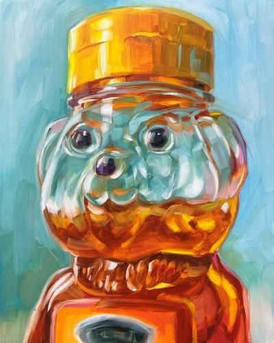 Holly Irwin Fine Art, Gummy Bear Oil Painting, Drink Oil Painting, Holly Exley Illustration, Holly Storlie, Holly Warbs Painting, Doodles Kawaii, Art Development, Ideas Cuadros