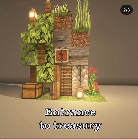 Minecraft Ladder Ideas, Minecraft Small Outdoor Decorations, Minecraft Cave Decoration, Minecraft Small Details, Small House Minecraft Ideas, Dragon Egg Display Minecraft, Minecraft Fisherman Hut, Carpet Minecraft, Bamboo Farm Minecraft