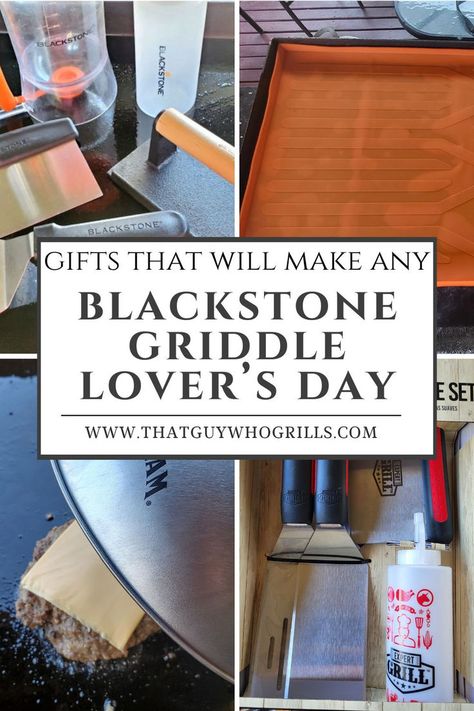 Various Pictures of Blackstone Grilling Tools: Mat, Knives, Spatulas, Covers, Scrapers, Pancake Dispensers, and more. Blackstone Accessories, Griddle Recipes, Electric Smoker, Blackstone Griddle, Lovers Day, Grilling Tools, Pellet Grill, Backyard Bbq, Outdoor Cooking