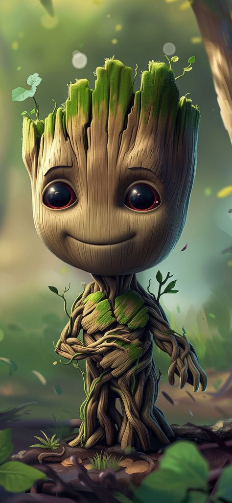 Comic Character Art, Marvel Comics Characters Art, Groot Avengers, Groot Baby, Yoda Images, Baby Marvel, Groot Marvel, Beauty And The Beast Movie, Iron Man Wallpaper