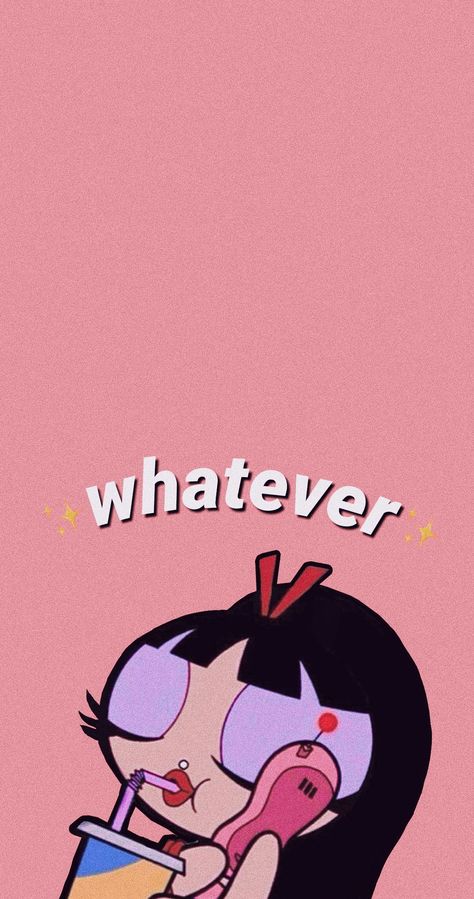 #buttercup #powerpuffgirls #lockscreen #wallpaper #pink #pinkwallpaper #aesthetic #cartoon #whatever Vintage Wallpaper Iphone, Powerpuff Girls Wallpaper, Vintage Cartoons, Wallpaper Retro, Wallpaper Disney, Iconic Wallpaper, Funny Iphone Wallpaper, Wallpaper Pastel, Mood Wallpaper