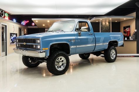 1984 Chevrolet K-20 | Classic Cars for Sale Michigan: Muscle & Old Cars | Vanguard Motor Sales 1984 Chevy Truck, Old Trucks For Sale, Gmc 4x4, Chevy Trucks For Sale, Studebaker Trucks, Classic Cars Chevy, Chevy Pickup Trucks, Cars Classic, Classic Pickup Trucks