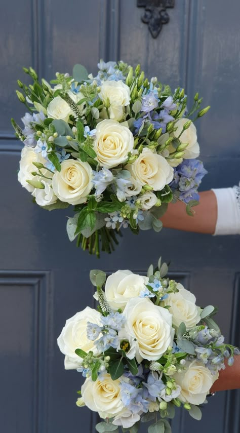 Cornflower Blue Bouquet, Natural Blue Flowers, Wedding Bouquet Shapes, Hydrangea Bridal Bouquet, Prom Corsage And Boutonniere, Purple Bridal Bouquet, Red Bouquet Wedding, Wedding Bouquets Bride, Corsage And Boutonniere