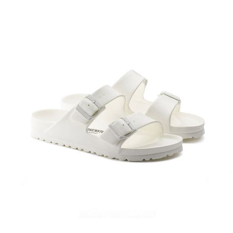 Birken Stocks, Birkenstock Waterproof, Birkenstock Eva Arizona, Birkenstock Eva, White Birkenstock, Birkenstock Arizona Eva, White Birkenstocks, Shoes Png, Arizona Eva