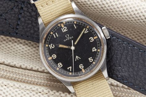 Found: Three Vintage Military Watches You Can Buy Now • Gear Patrol Vintage Chronograph Outdoor Watch, Vintage Analog Outdoor Watch, Luxurious Watch, Armani Watches For Men, Mens Watches Military, Military Tactical Watches, Armani Watches, Replica Jewelry, Vintage Military Watches