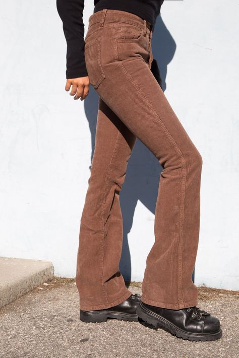 Corduroy flare pants outfit