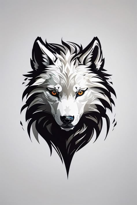 Photo Logo Design Style Png, Wolf Head Drawing, Wolf Art Fantasy, Fox Logo Design, Badass Drawings, Shadow Wolf, Wolf Logo, Animal Tattoo Ideas, Whimsical Art Paintings