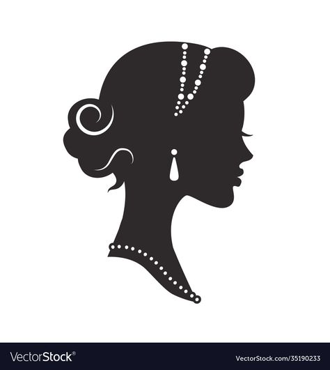 Profile Silhouette Art, Mama Africa Art, Case Background, Jewelry Logo Ideas, Silhouette Face, Women Stickers, Wattpad Background, Hair Vector, Stickers Handmade